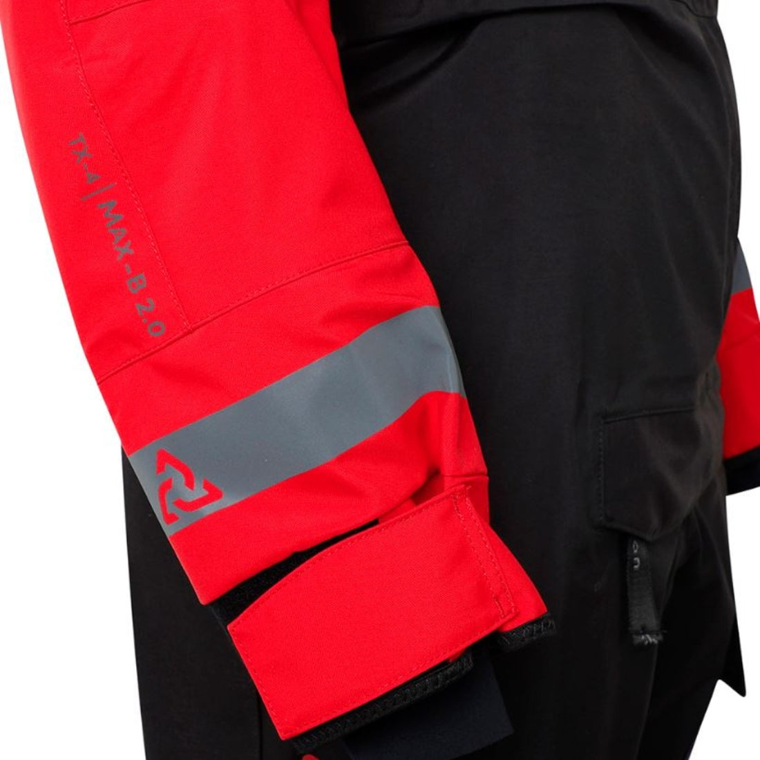 Typhoon Max-B 2.0 Front Entry Drysuit Black/Red Drysuit
