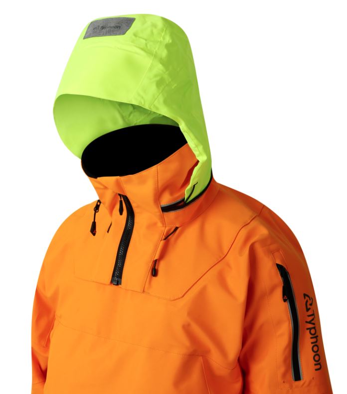 Typhoon Mens Sea Kayak Hinge Entry Drysuit Tangerine/Grey Drysuit