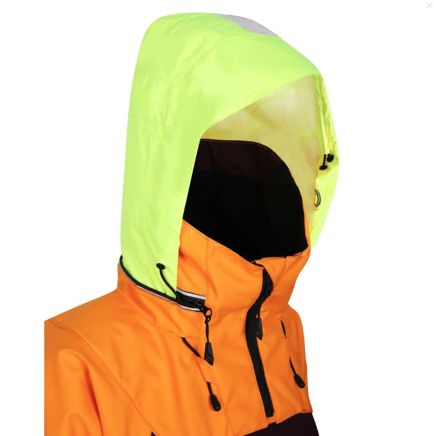 Typhoon Womens Sea Kayak Hinge Entry Drysuit Tangerine/Plum Drysuit