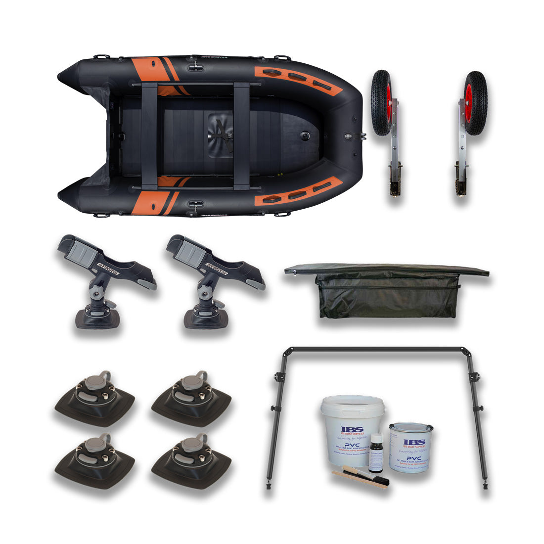 Boatworld Carbon Pro 365 ' The Airborne Pirates 365 Set-Up' Inflatable Boat
