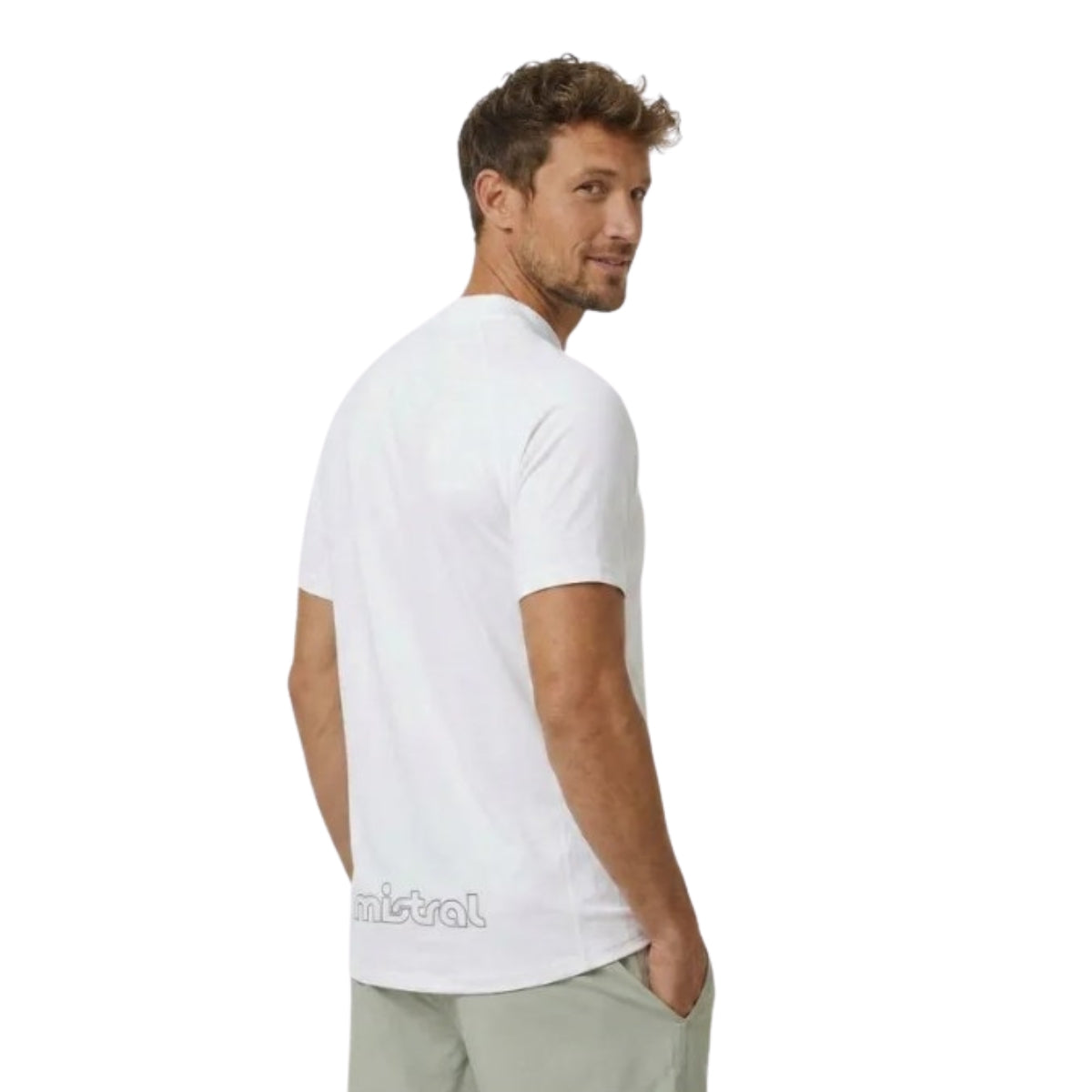 Mistral Ocean Rash Guard Men's Short Sleeve Solid - White Rash Vest