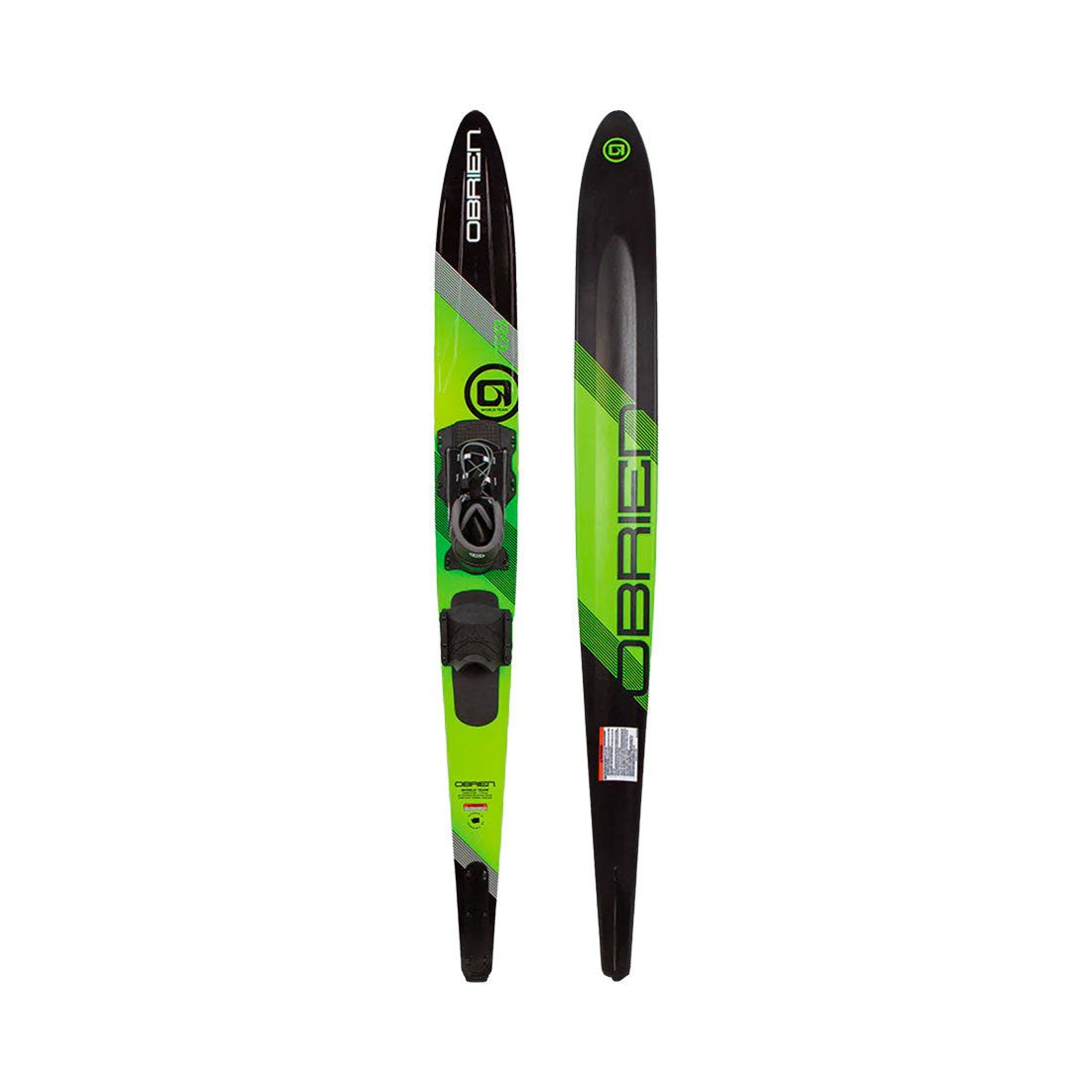 o brien salomon ski O'Brien World Team 66" Slalom Ski with Z9 Bindings – Green