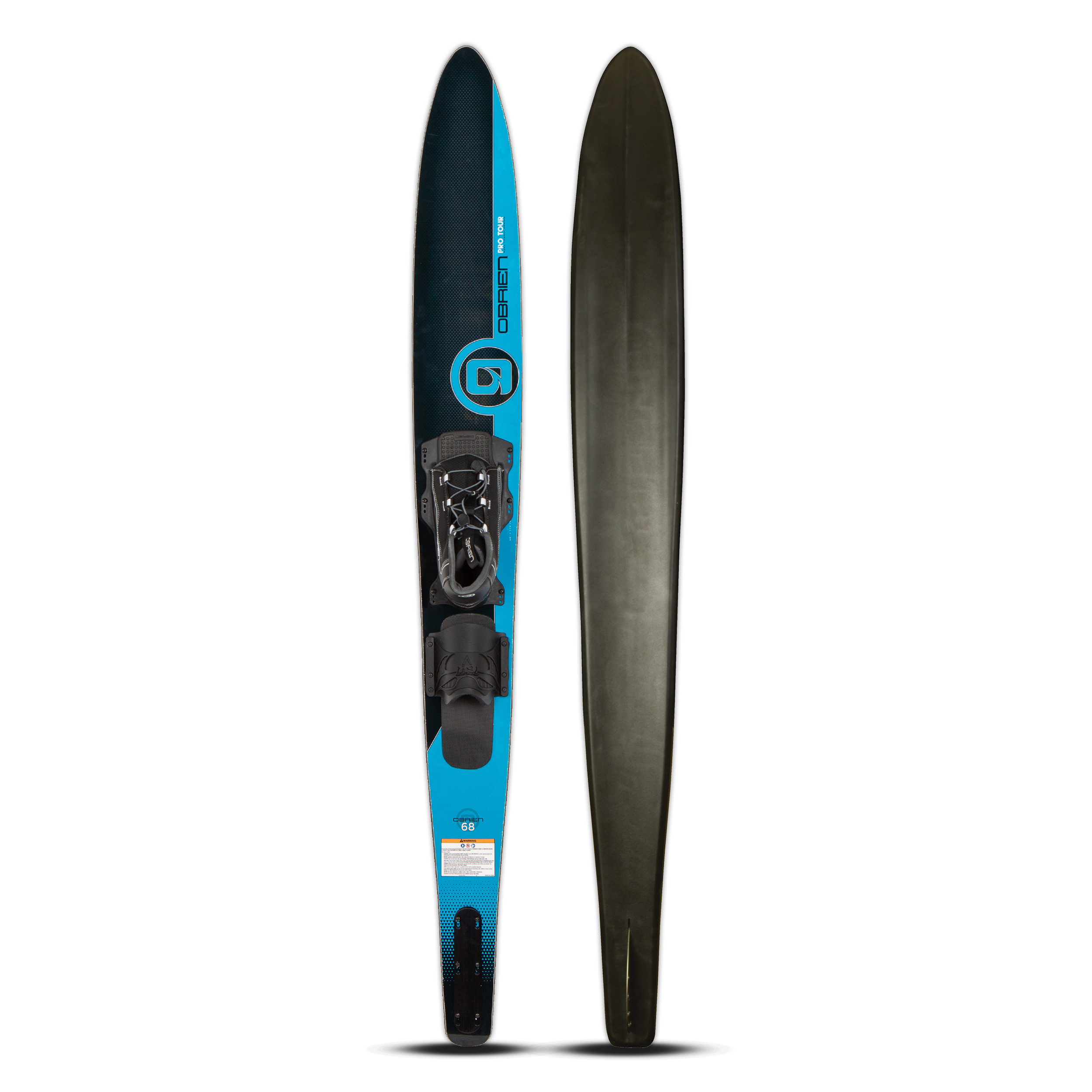 O'Brien Pro Tour Slalom Ski Aqua 64in with Z9 Bindings Slalom Skis