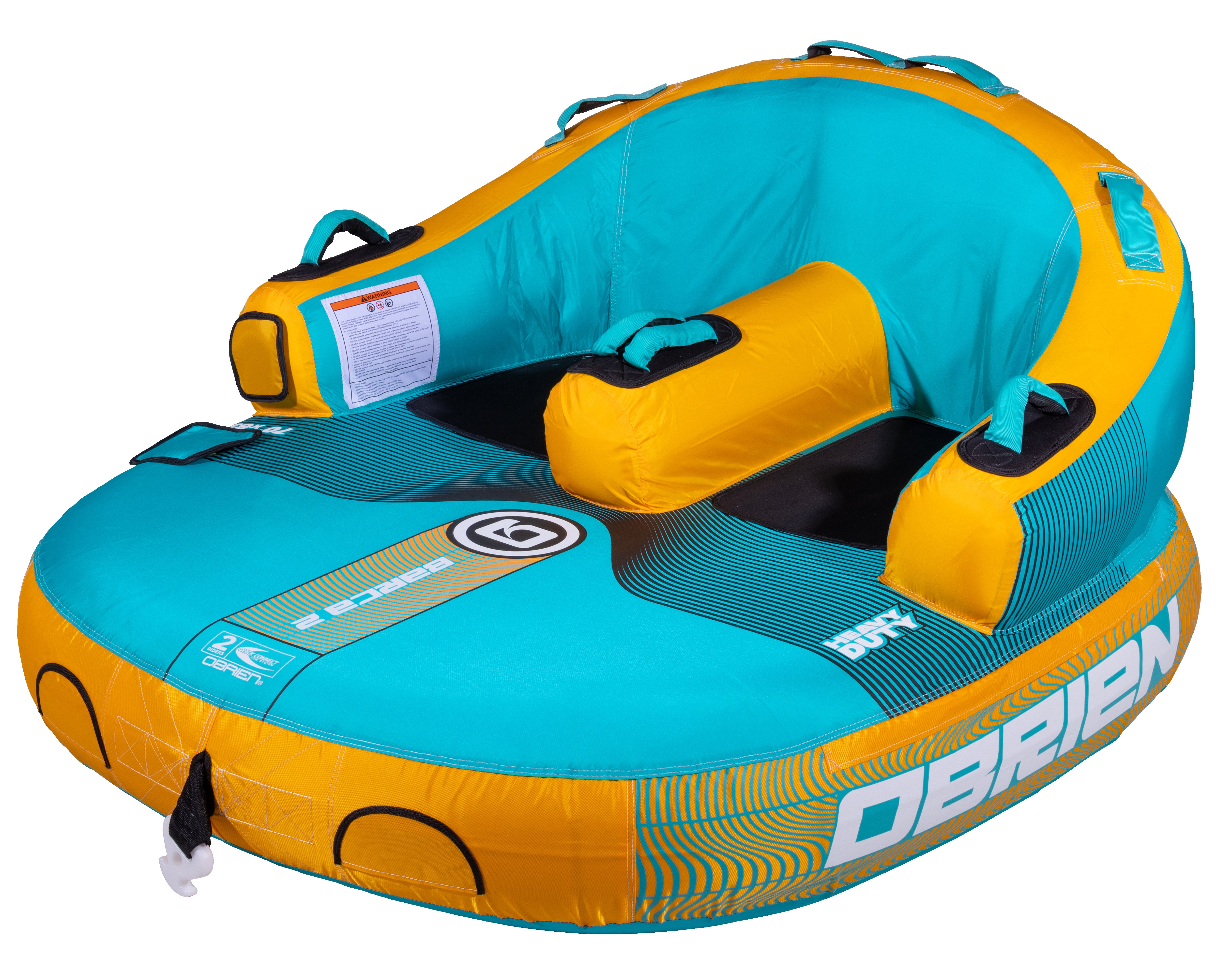 O'Brien Barca 2 Tube Blue/Orange Tube