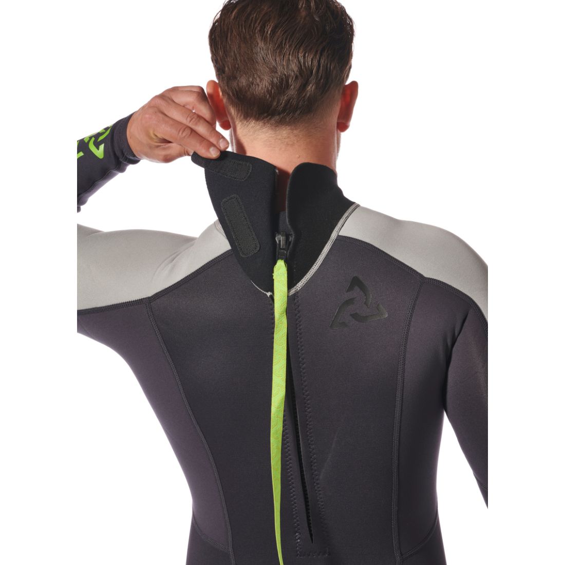 Typhoon Men's Essential 3/2mm Full Wetsuit BZ Graphite/Slate Men's Wetsuit