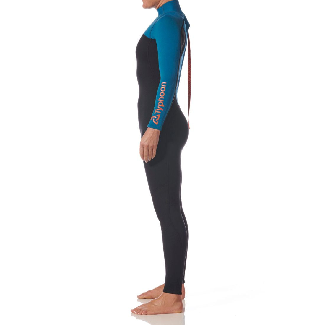 Typhoon Women's Essential 3/2mm Full Wetsuit BZ Ocean/Black Women's Wetsuit