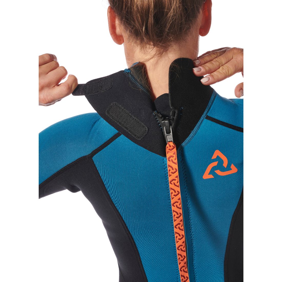 Typhoon Women's Essential 3/2mm Full Wetsuit BZ Ocean/Black Women's Wetsuit