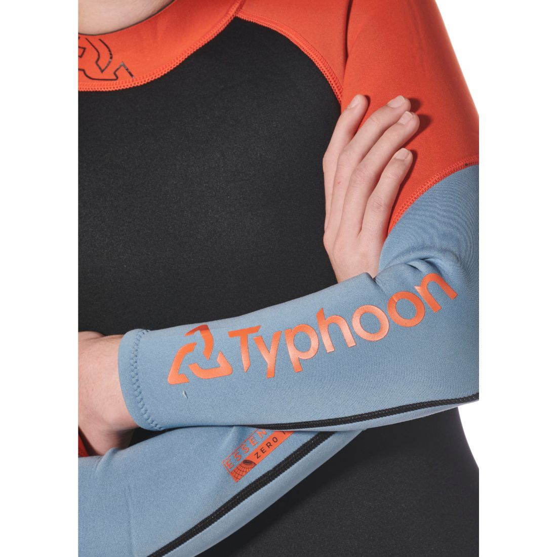 Typhoon Kid's Essential 3/2mm Full Wetsuit BZ Ember/Black Kids Wetsuit