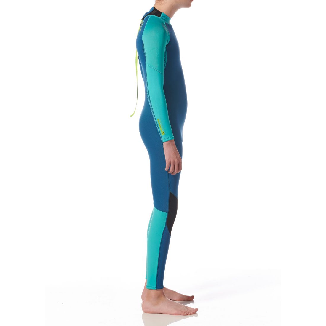 Typhoon Kid's Essential 3/2mm Full Wetsuit BZ Azure/Ocean Kids Wetsuit
