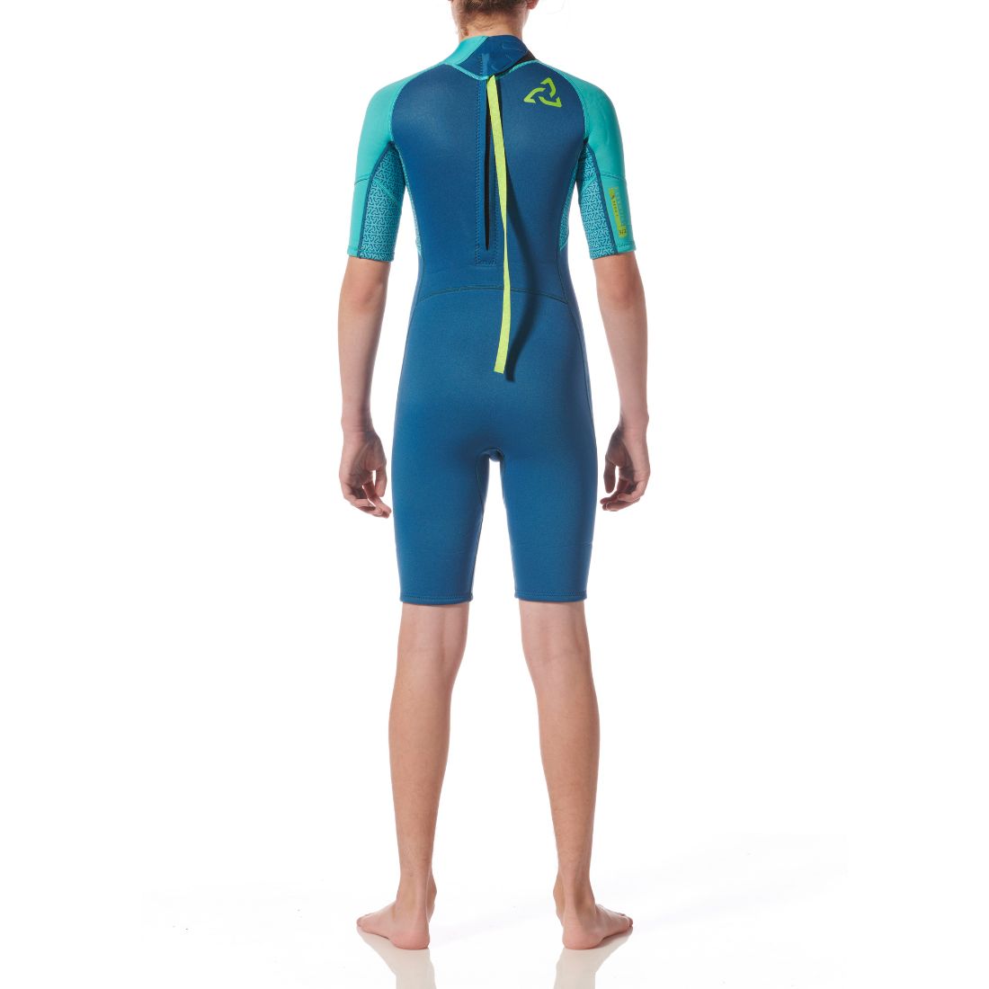 Typhoon Kids Essential 3/2mm Shorty Wetsuit BZ Azure/Ocean Kids Wetsuit