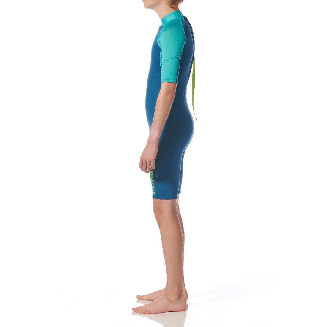 Typhoon Kids Essential 3/2mm Shorty Wetsuit BZ Azure/Ocean Kids Wetsuit