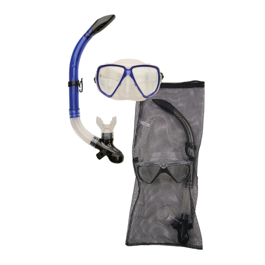 Typhoon Adult Mask & Snorkel Combo Set with Mesh Bag Snorkel
