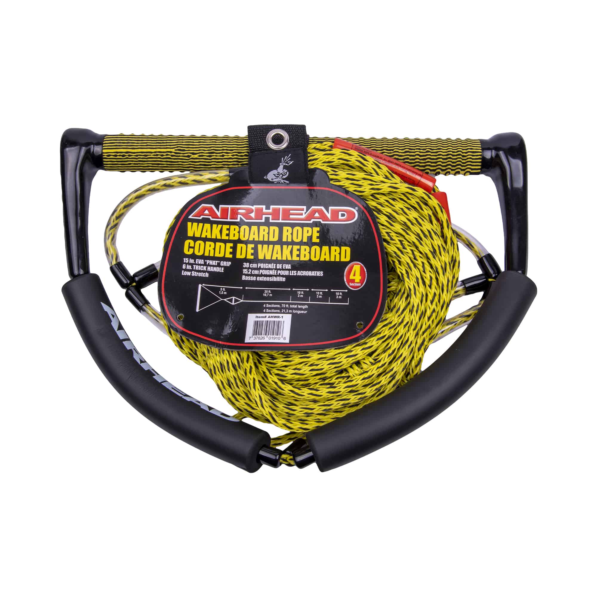 Airhead Wakeboard Trick Handle & 4 Section Rope Default Title