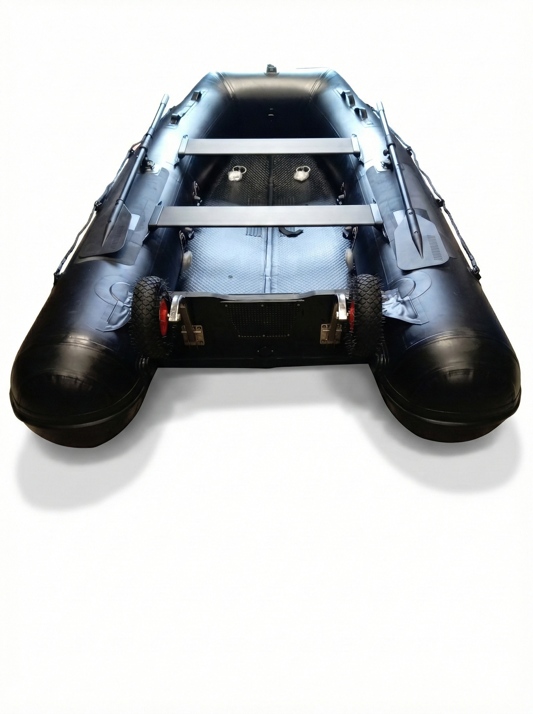 Reconditioned Boatworld Explorer 320 with stainless steel launch wheels REC-018-A Inflatable Boat