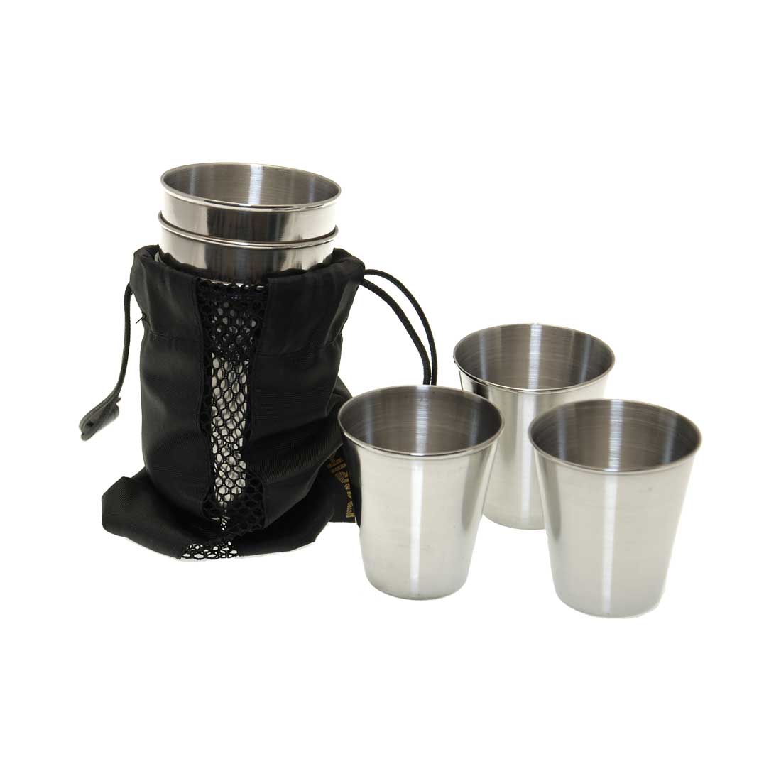 Borika FASTen Stainless Steel Cups Set of 6 Borika Accessories