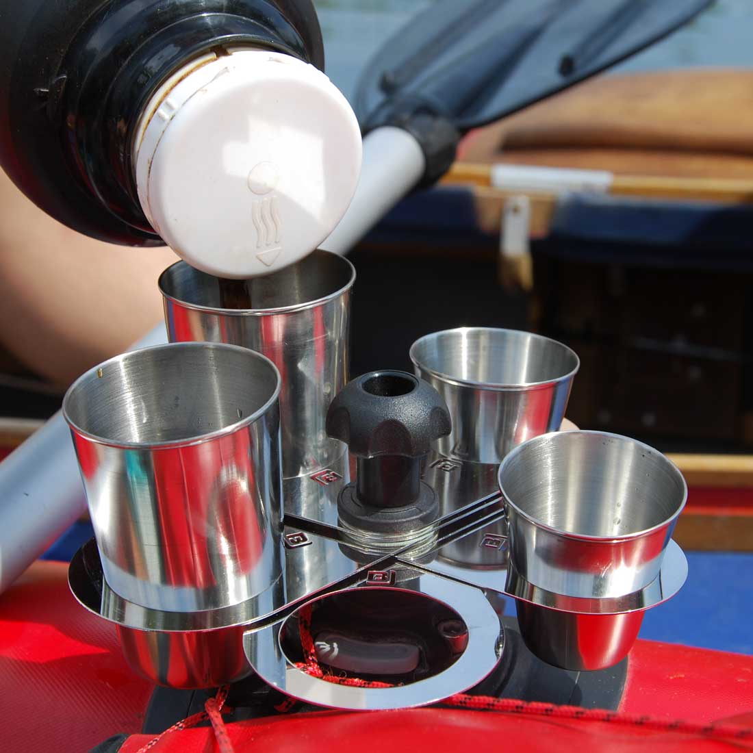 Borika FASTen Stainless Steel Cups Set of 6 Borika Accessories