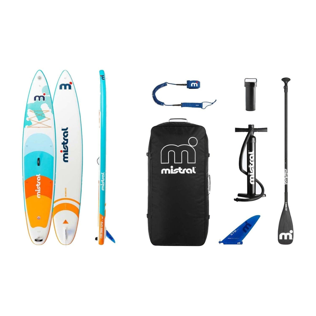 Mistral Colora 12'6" Inflatable SUP Set Stand Up Paddleboard