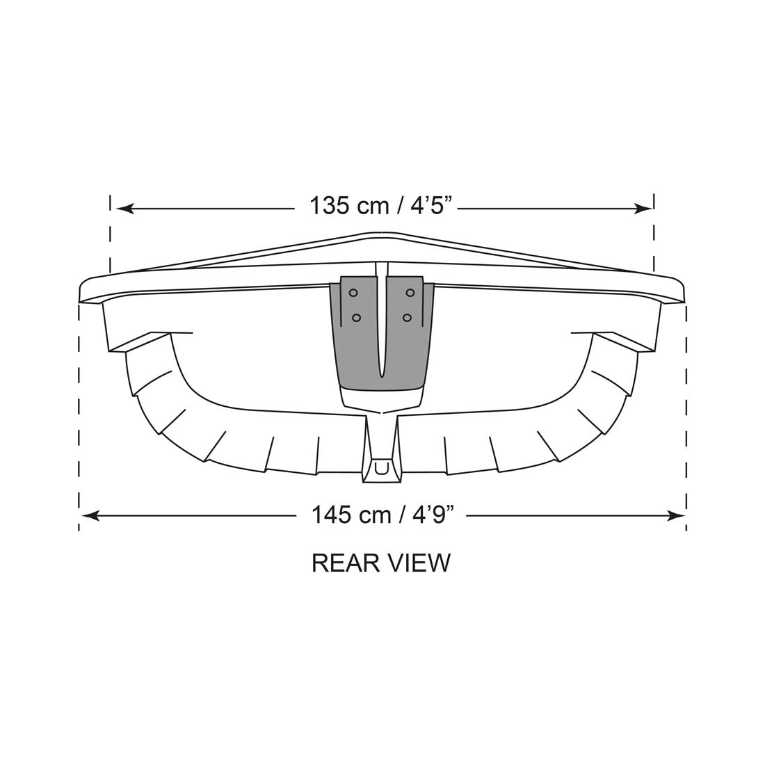 Boatworld Walker Bay Boat Cover - 10ft