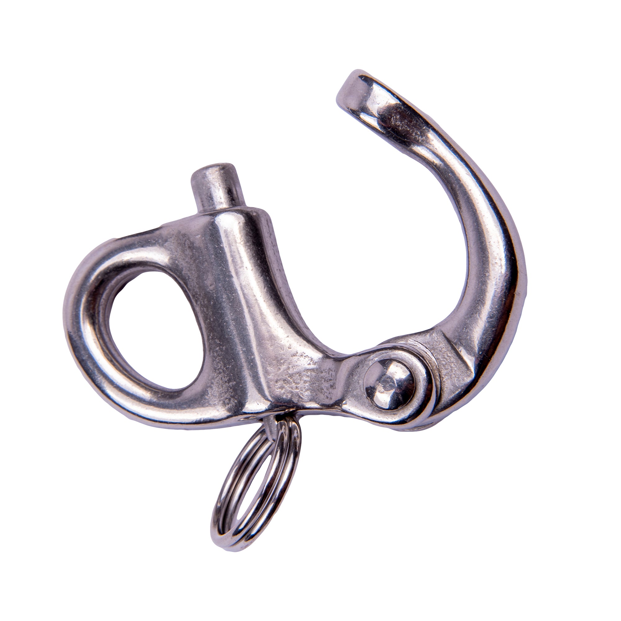 Boatworld Stainless Steel 70mm Fixed Snap Shackle