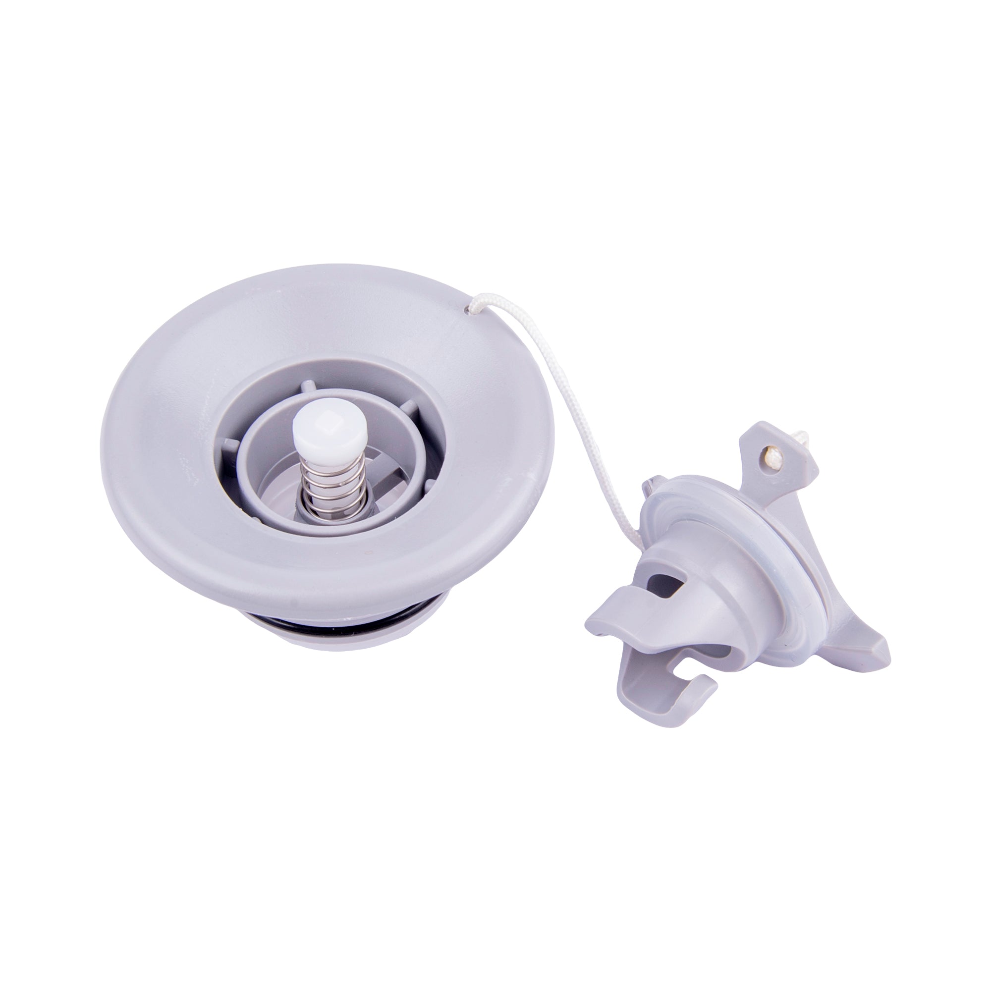 Boatworld Inflatable Boat Valve 6 Section Grey