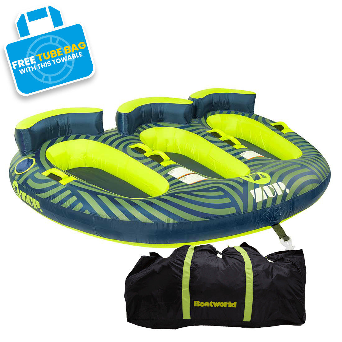 ZUP Tow Zone III Towable Tube Default Title