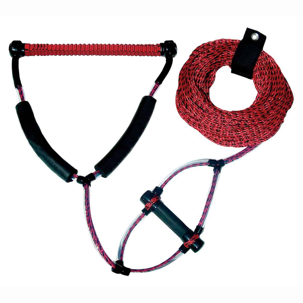 Boatworld Wakeboard Trick Handle with 4 Section Rope Default Title