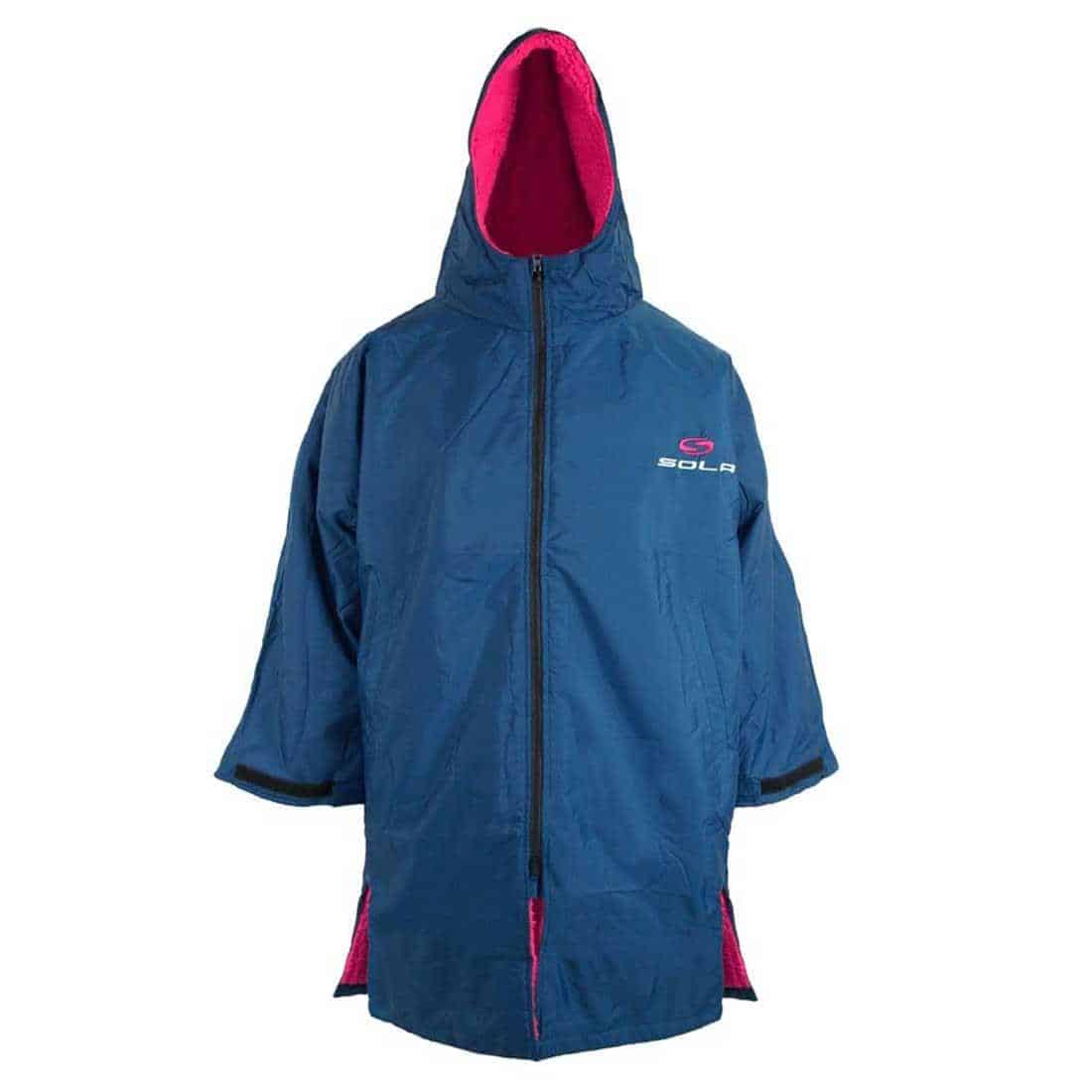 Sola Waterproof Changing Coat Navy/Pink Small