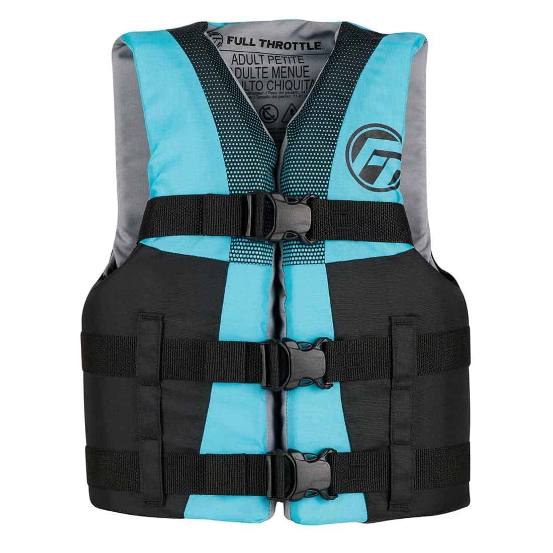 Full Throttle Teens Nylon Life Vest Default Title