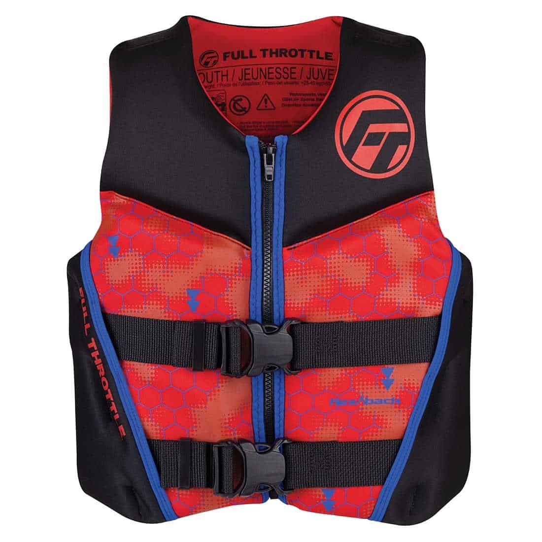 Full Throttle Youth Neoprene Life Vest - Main Image