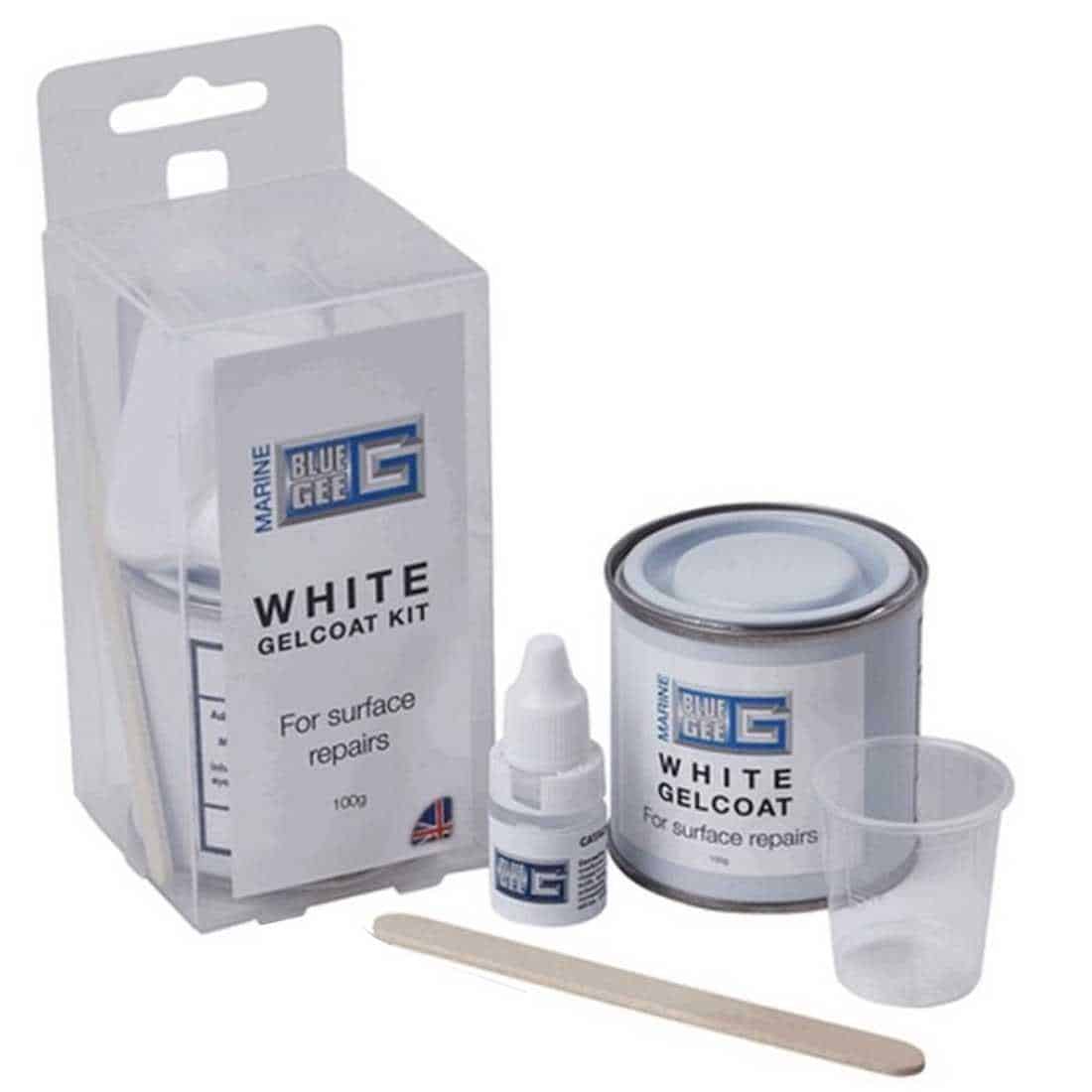 Blue Gee White Gelcoat Repair Kit Default Title