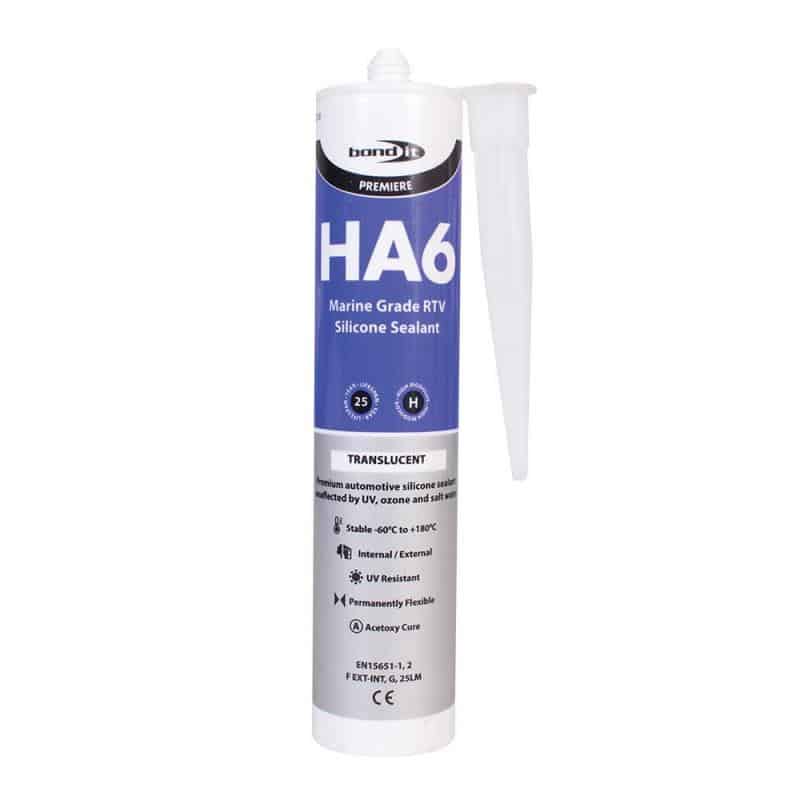 Bond It HA6 Marine Silicone Sealant Translucent 310ml Default Title
