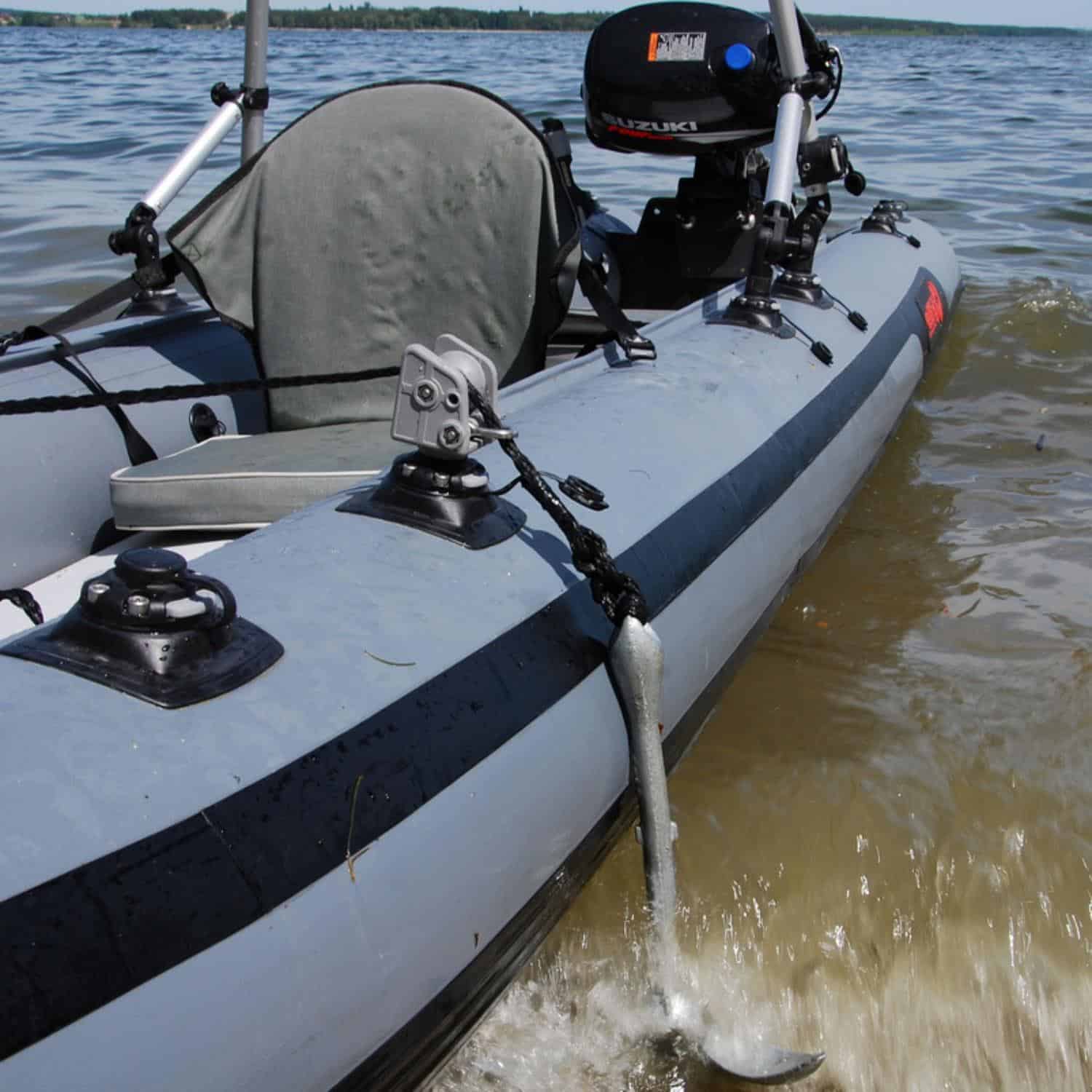 Borika FASTen Anchor Roller with Guide Ring Grey Borika Accessories