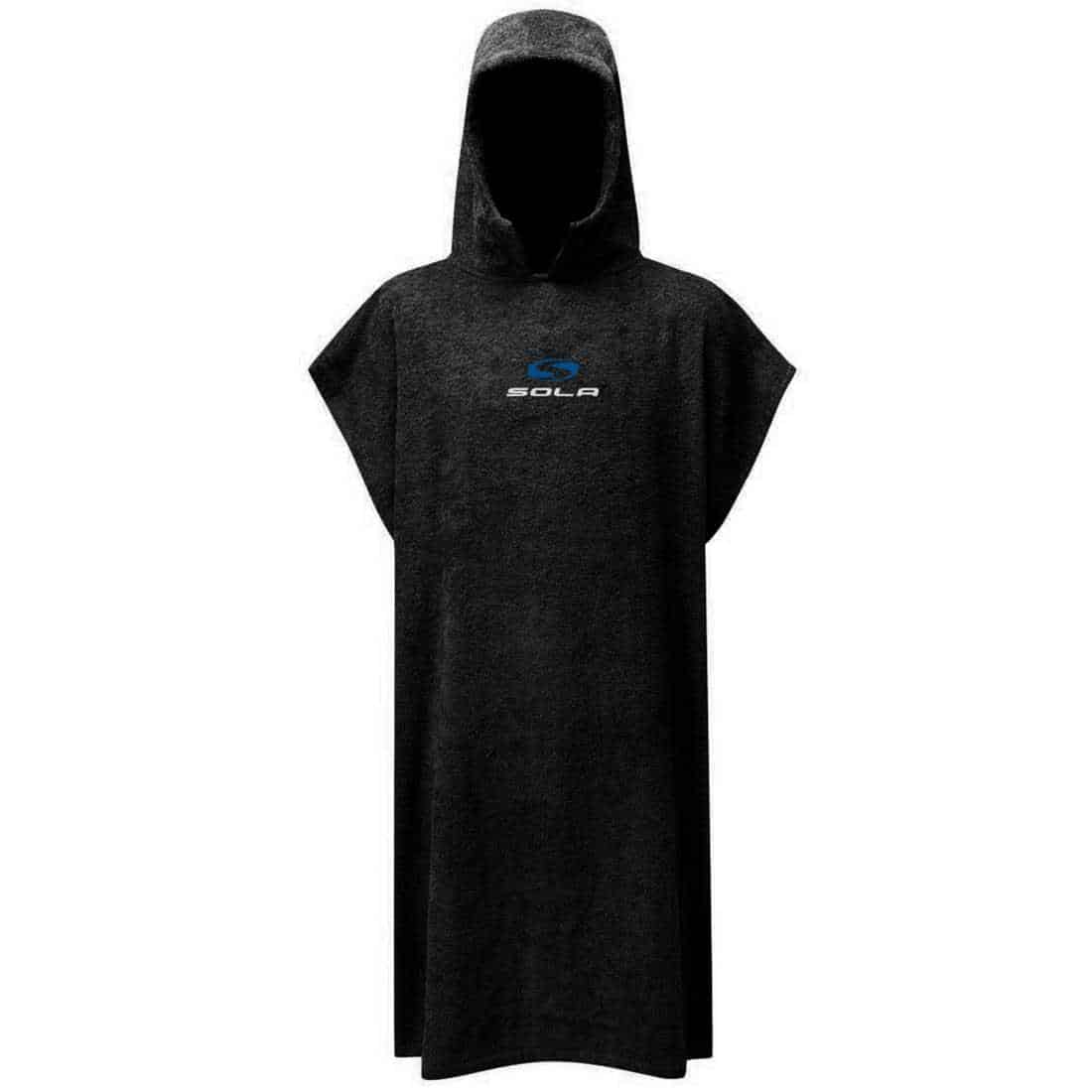 Sola Towel Changing Robe Black Small Medium