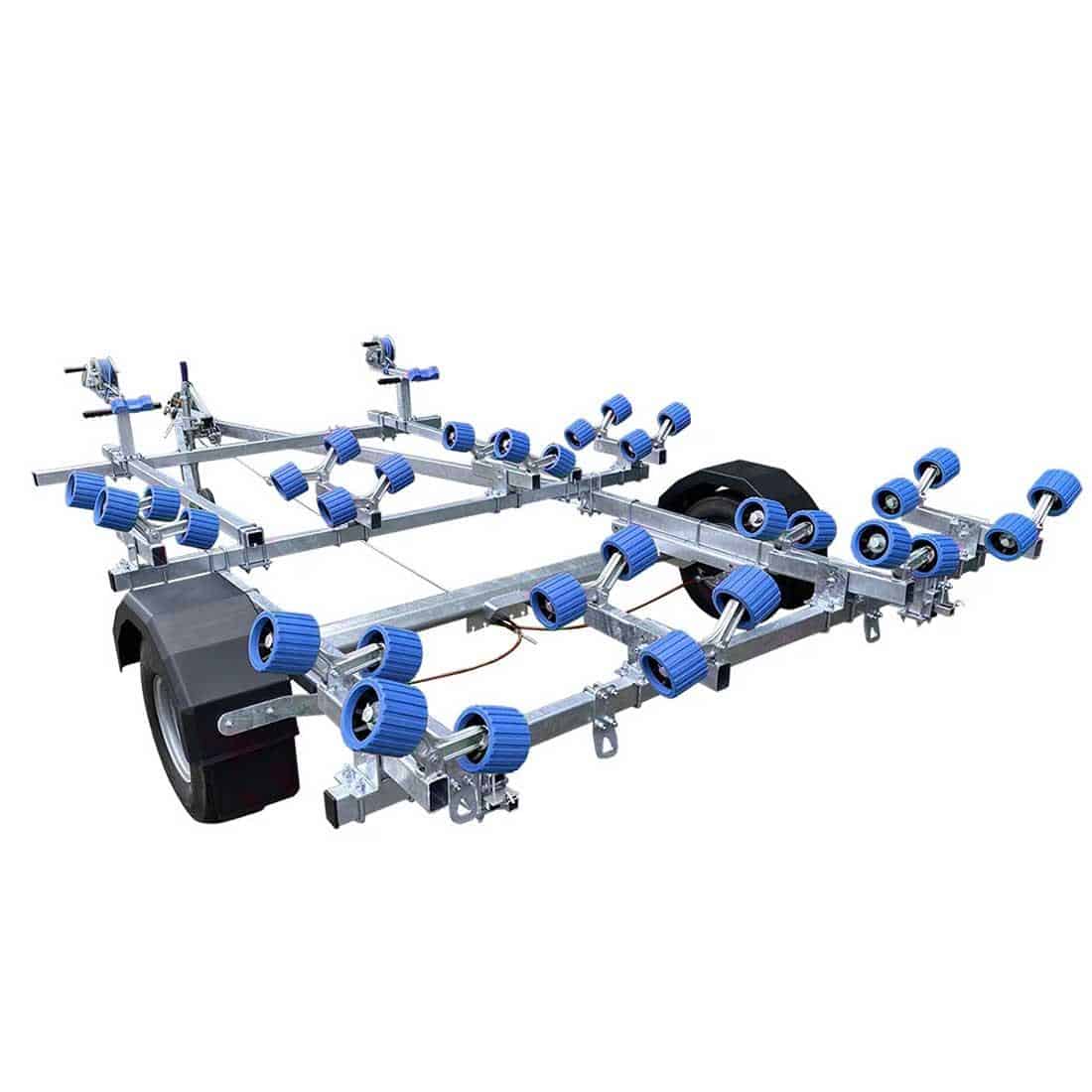 Extreme 1300kg Double Jetski Roller Galvanised Boat Trailer Default Title
