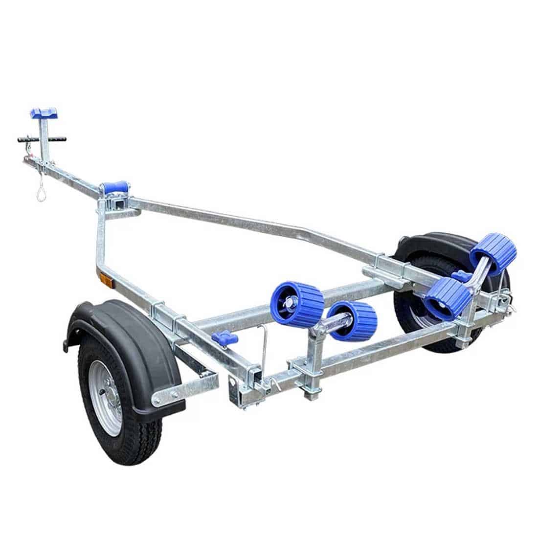 Extreme 300kg Roller Galvanised Boat Trailer Blue