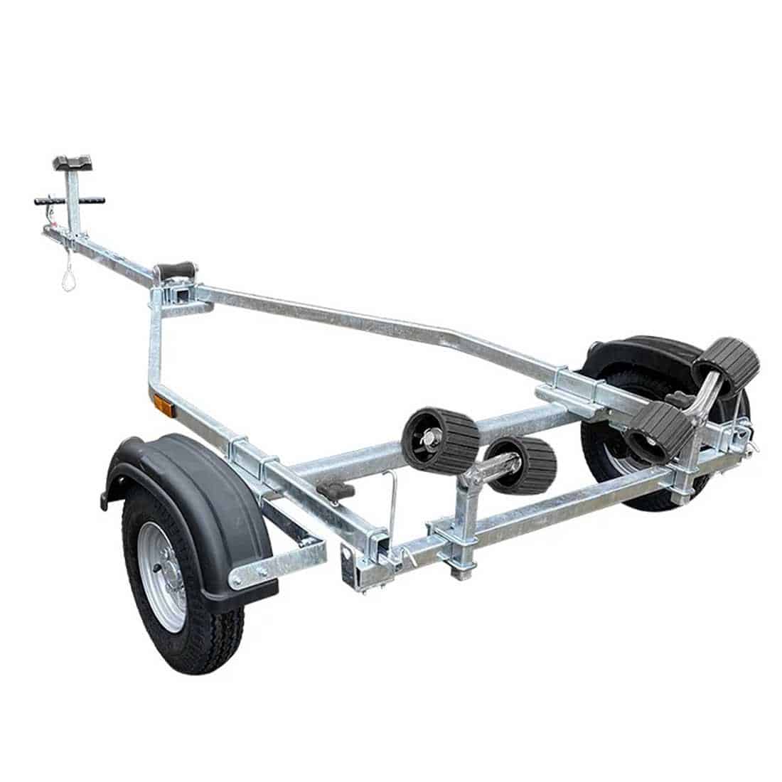 Extreme 300kg Roller Galvanised Boat Trailer Green