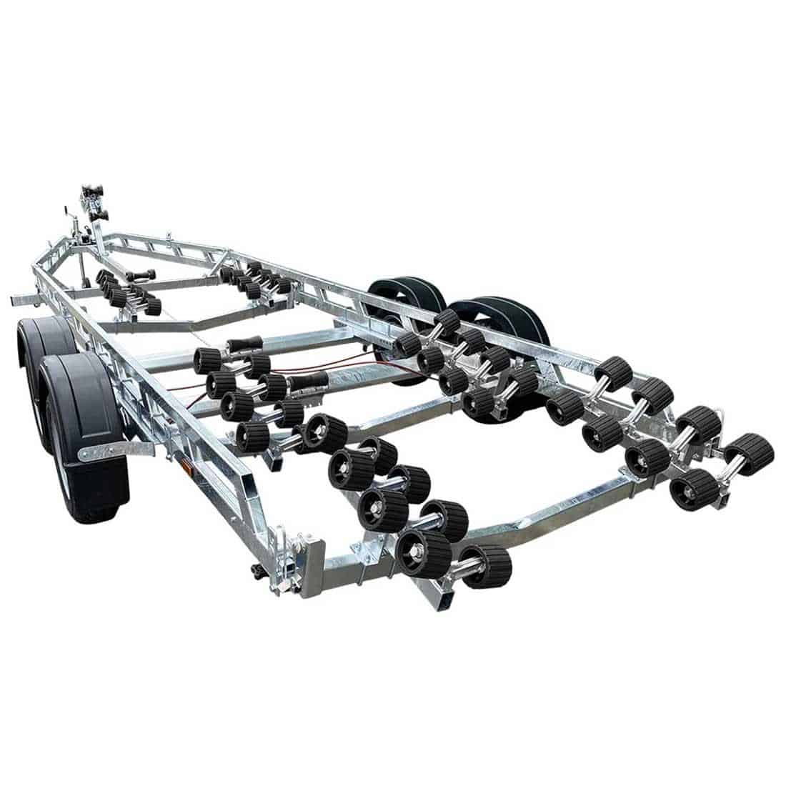 Extreme 3500kg Super Roller Galvanised Boat Trailer Blue