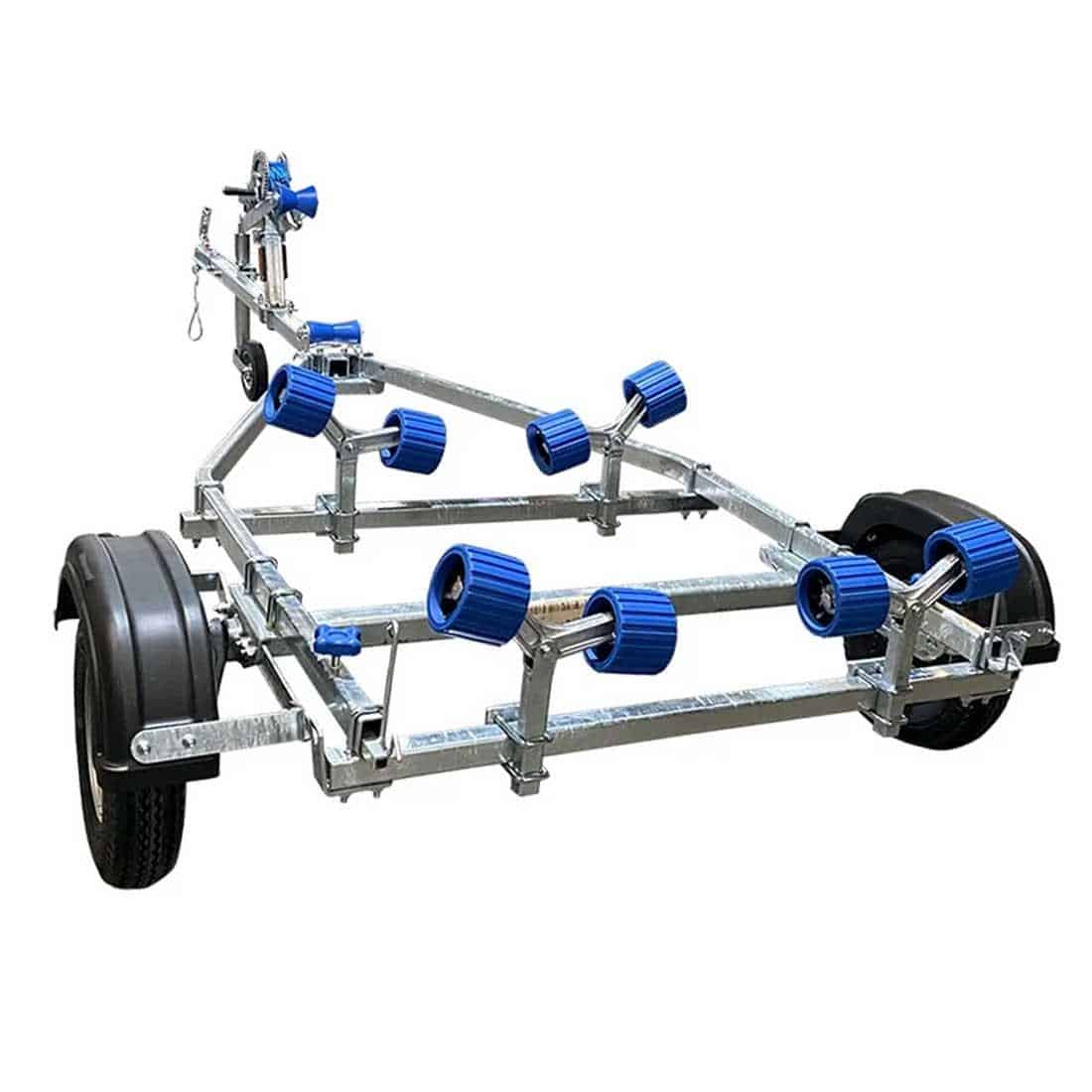 Extreme 350kg Roller Galvanised Boat Trailer Blue