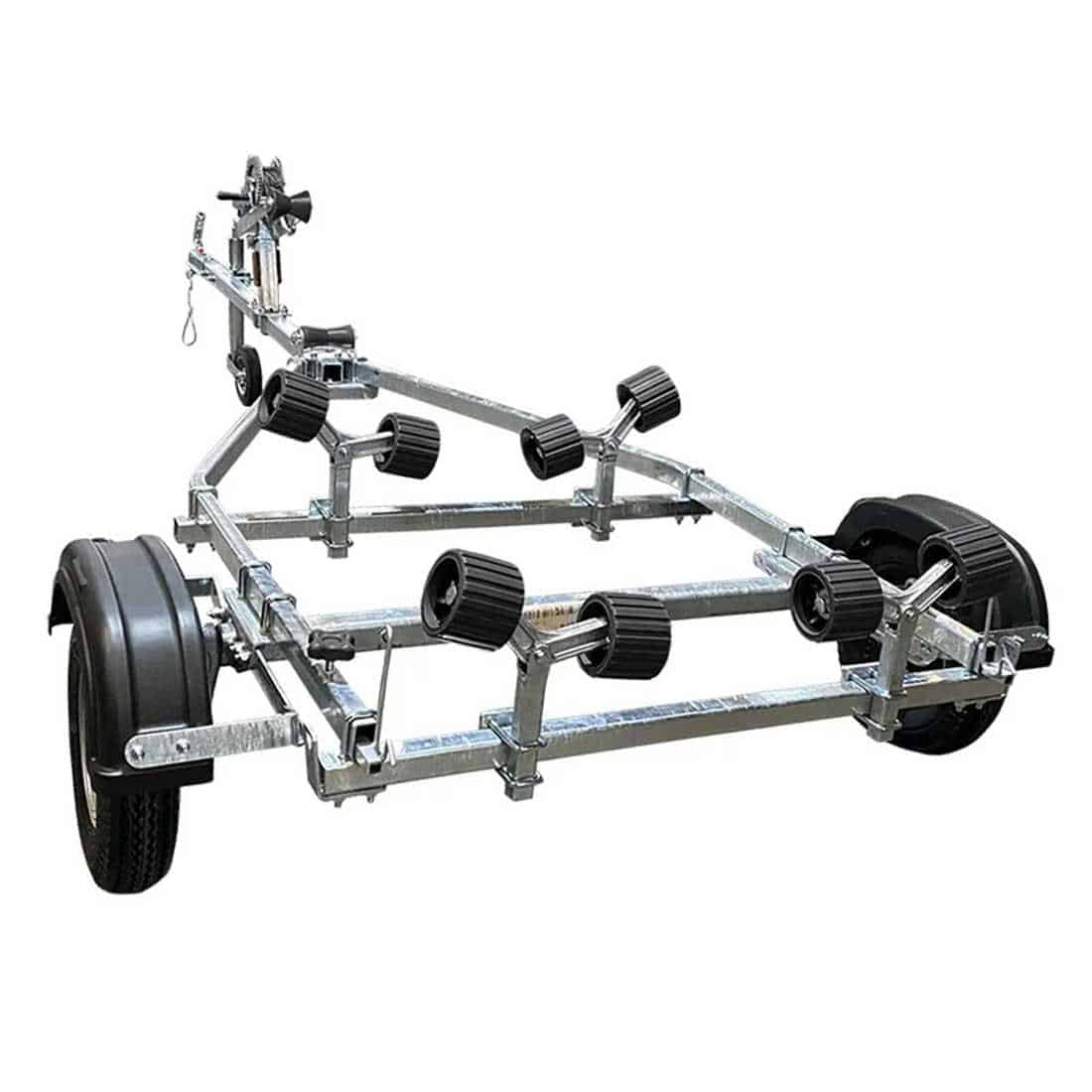 Extreme 350kg Roller Galvanised Boat Trailer Green
