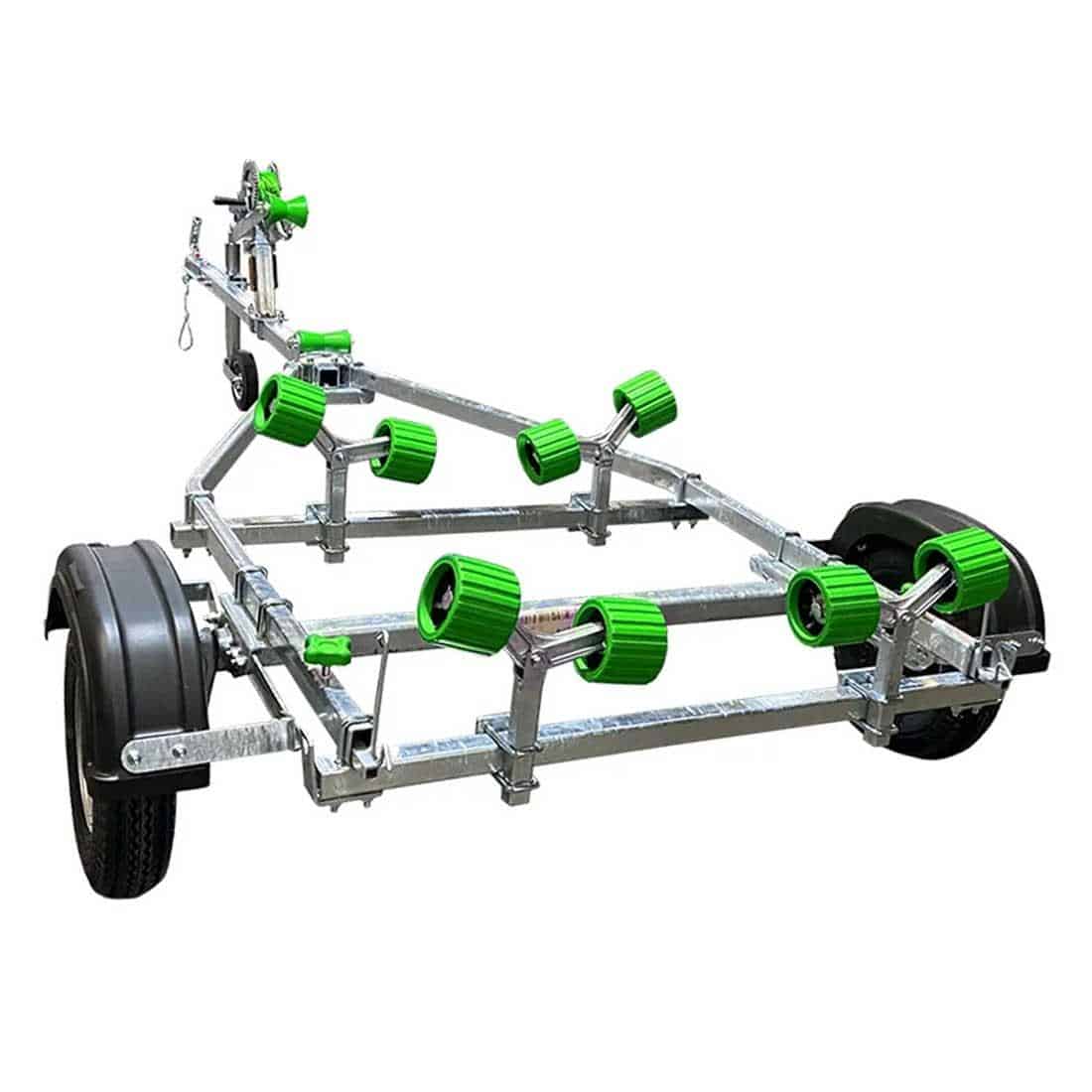 Extreme 350kg Roller Galvanised Boat Trailer Grey