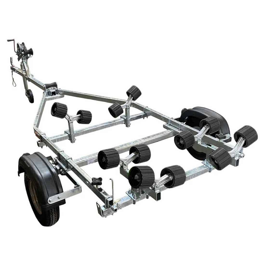 Extreme 400kg Roller Galvanised Boat Trailer Green