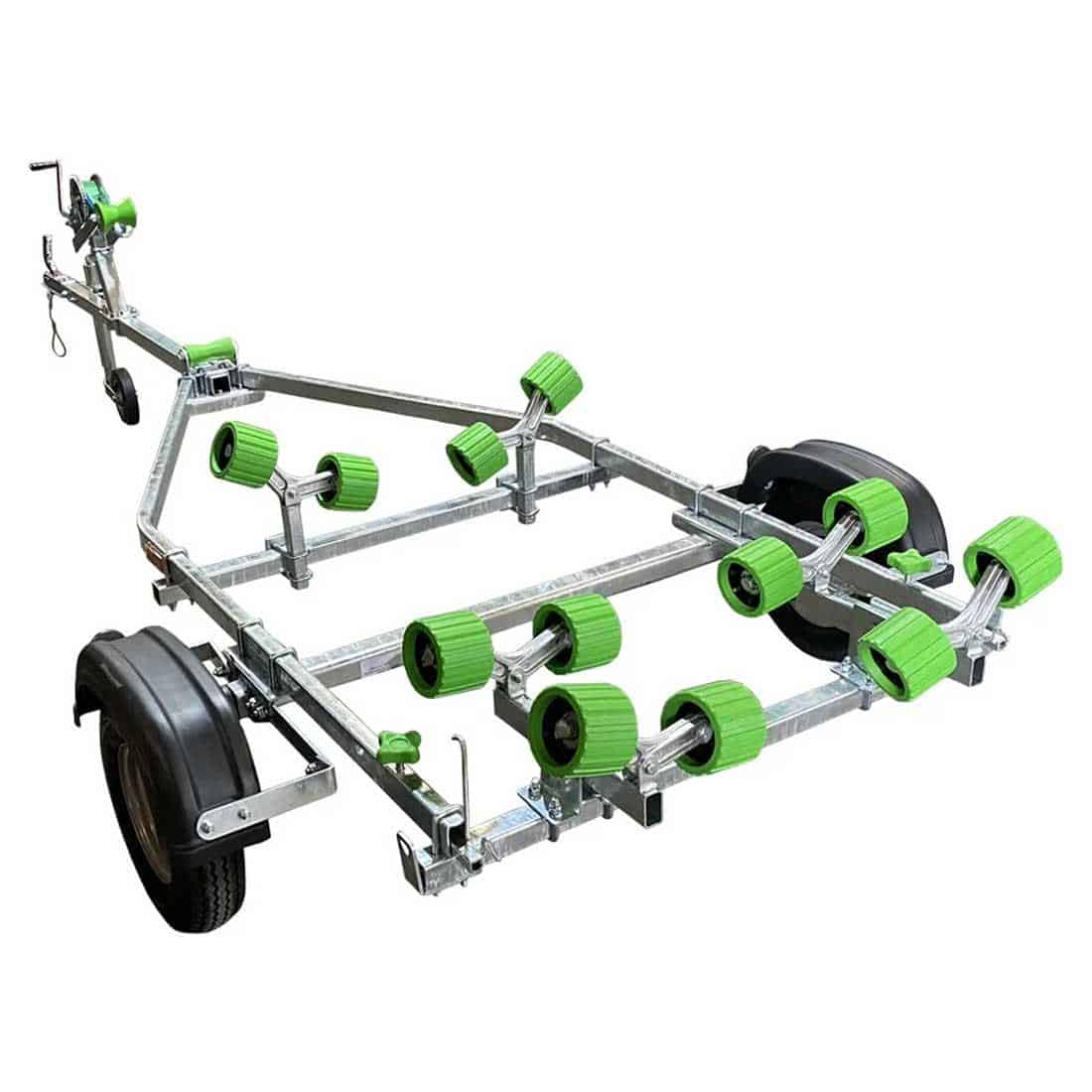 Extreme 400kg Roller Galvanised Boat Trailer Grey