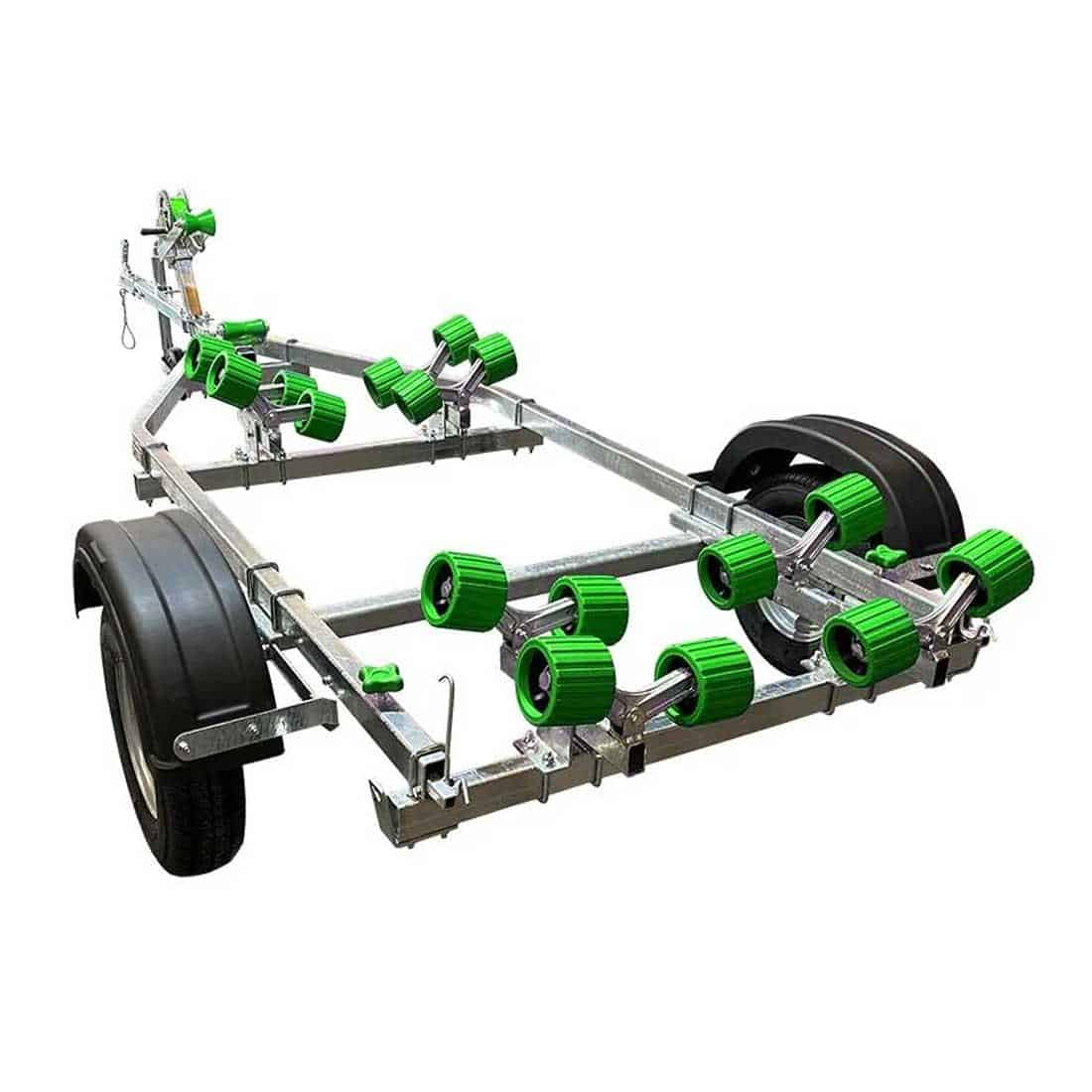 Extreme 500kg Roller Galvanised Boat Trailer Grey