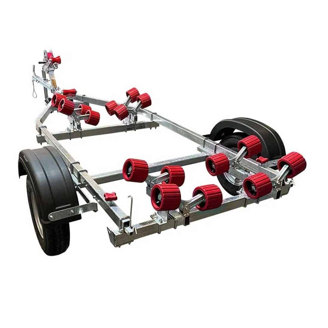 Extreme 500kg Roller Galvanised Boat Trailer Orange