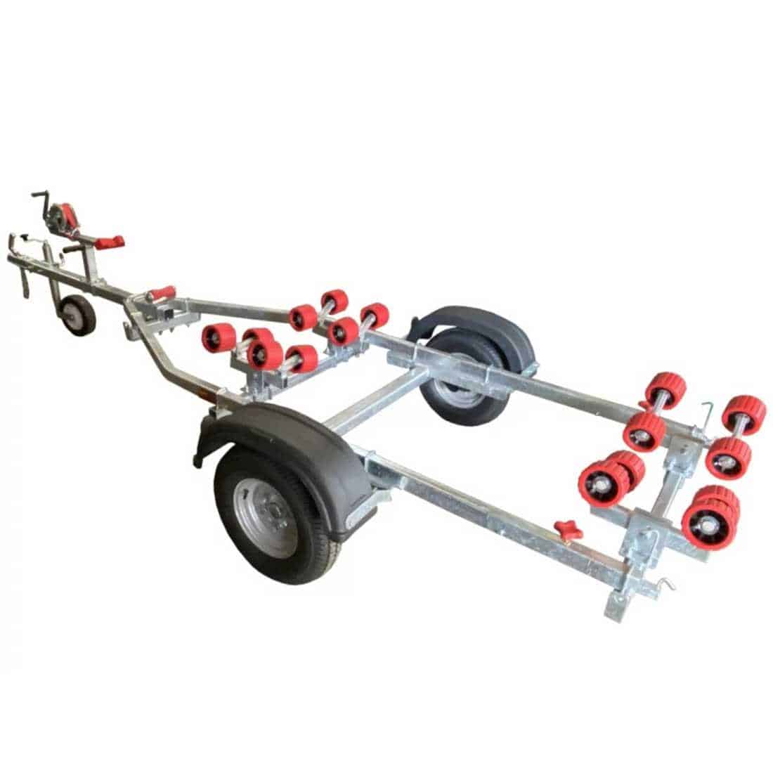 Extreme 750kg Jetski Galvanised Boat Trailer Orange