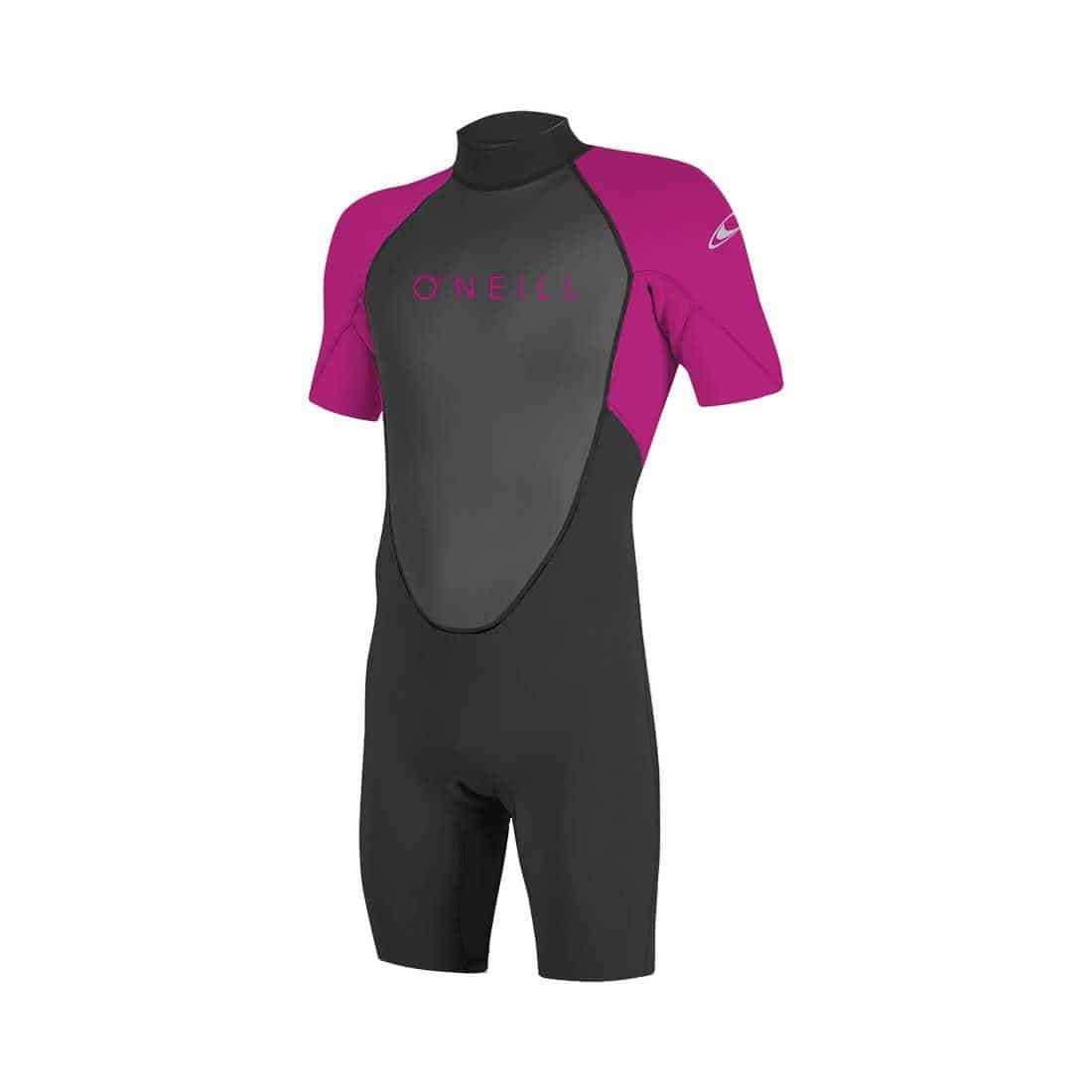 O'Neill Kids Reactor Shorty 2/1mm Black/Berry 16 yrs