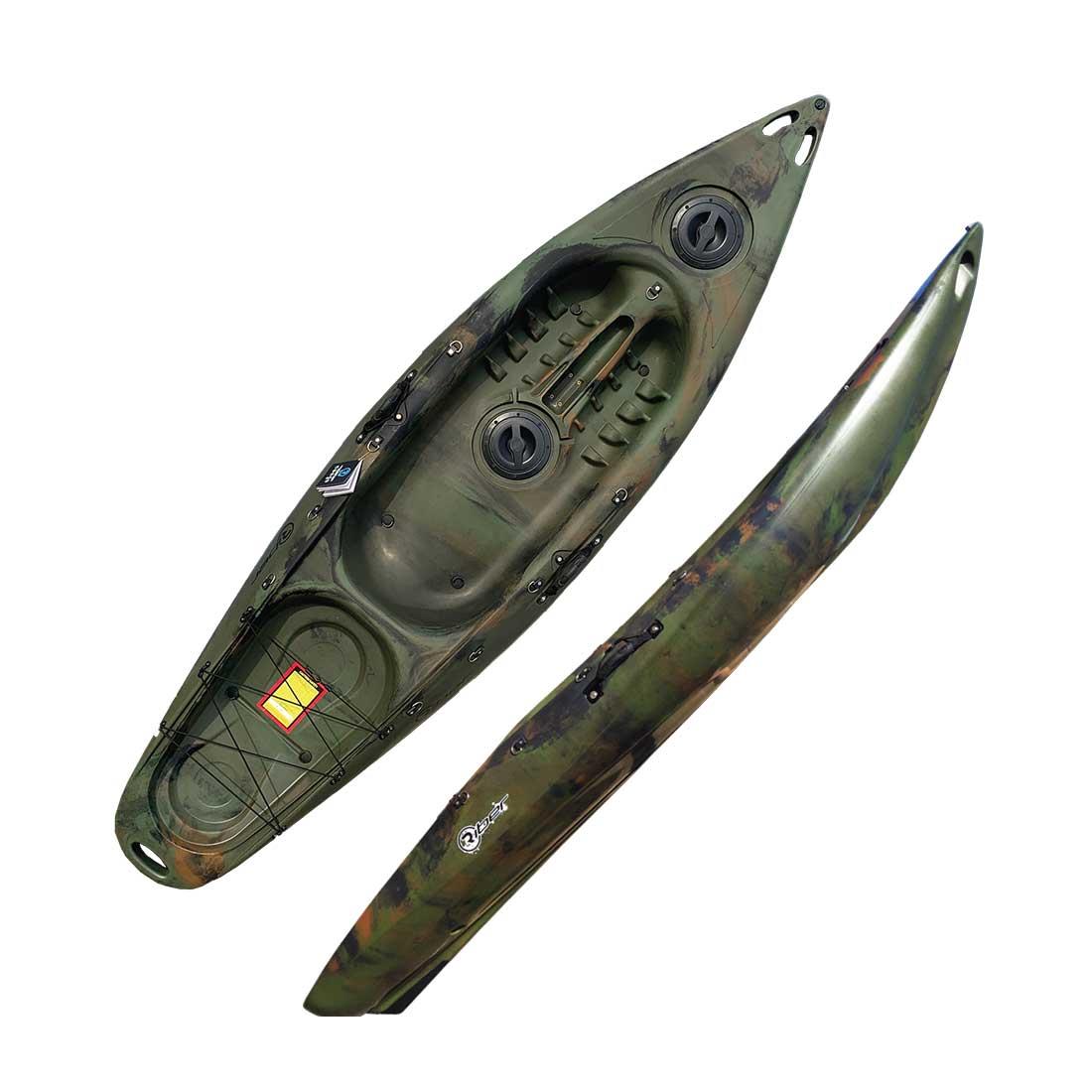 Riber Deluxe One Man Sit On Top Kayak Blue White