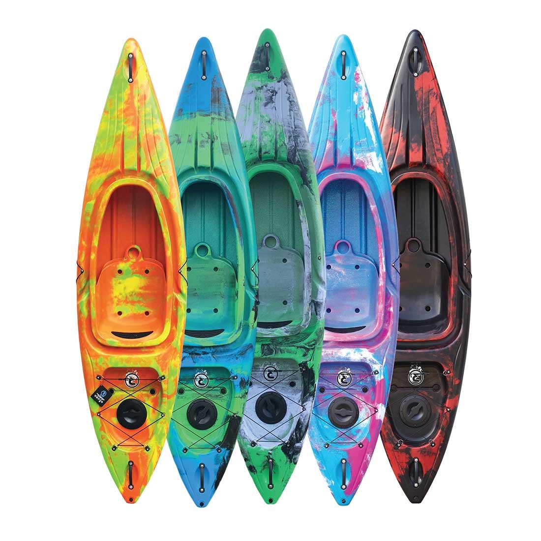 Riber Deluxe Sit In Kayak Black Red