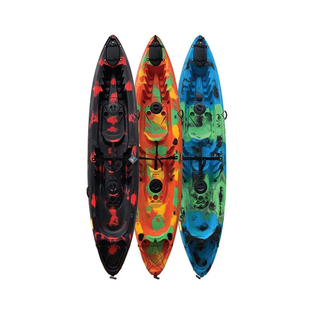 Riber Family Sit On Top Kayak Black & Red