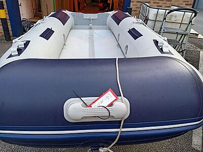 Reconditioned Boatworld Air V type Floor 380 Inflatable Boat with Trim Tabs R-030-D Inflatable Boat